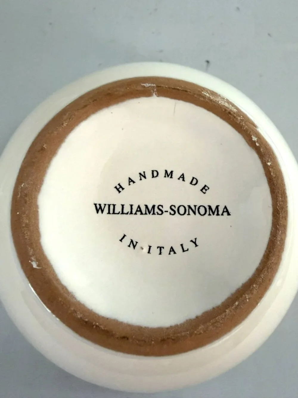 Williams Sonoma Footed Condiment Bowls Rosemary Design Set of 4